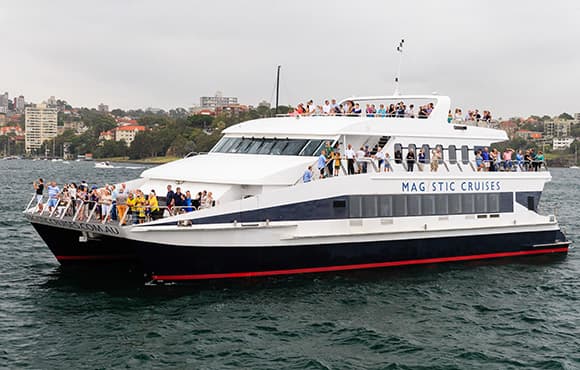 Treat your eyes to the Australia Day harbour events onboard the decks of a modern catamaran.