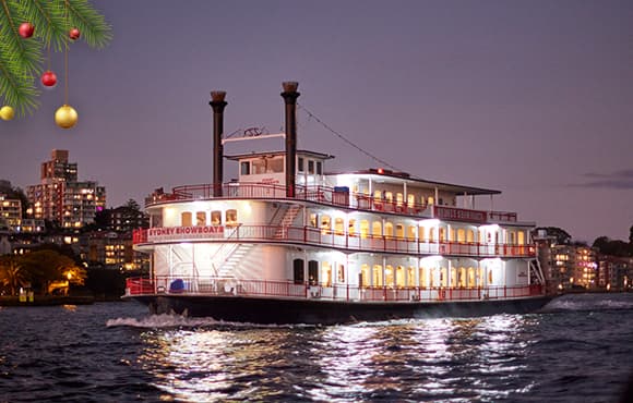 Get into the festive spirit on board Sydney's favourite paddlewheeler with a live performance, stunning harbour views