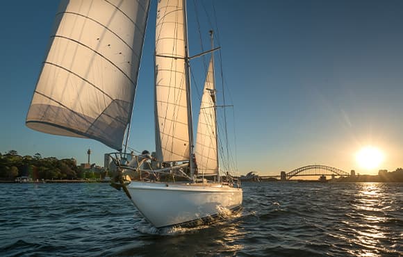Mesmerising views of Sydney Harbour and its major attractions aboard the Southwinds.