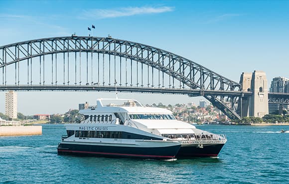 Magistic Cruises with its expansive outer decks, offers panoramic harbour views and more