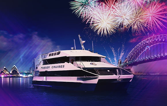 See the fascinating Sydney NYE fireworks aboard a New Year’s Eve cruise offering amazing food, drinks, DJ and wonderful ambience. 